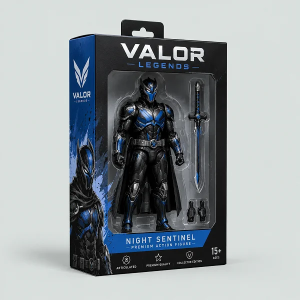 order printed action figure box fine packaging au